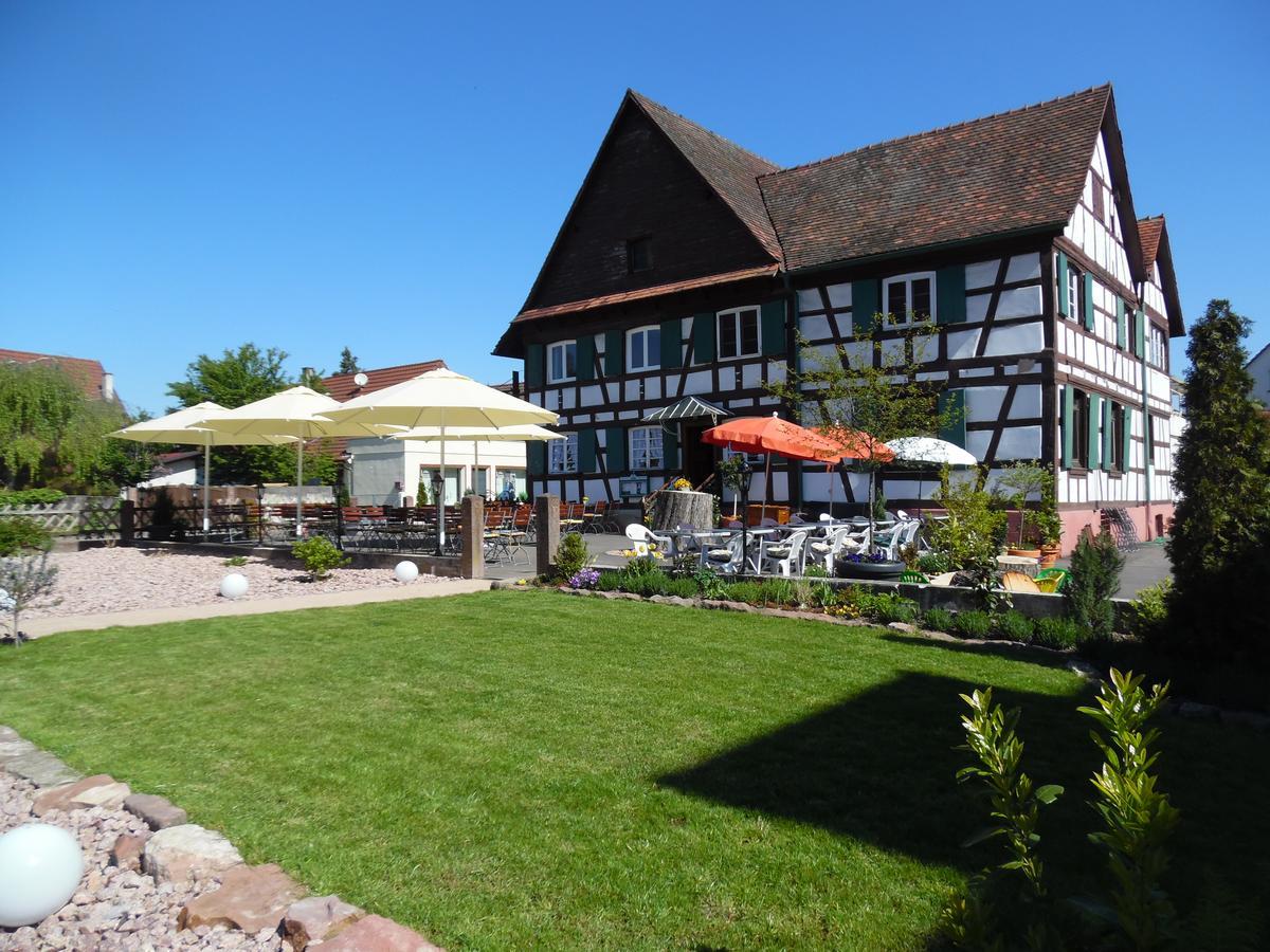 Hotel Pension Blume Auenheim Exterior foto